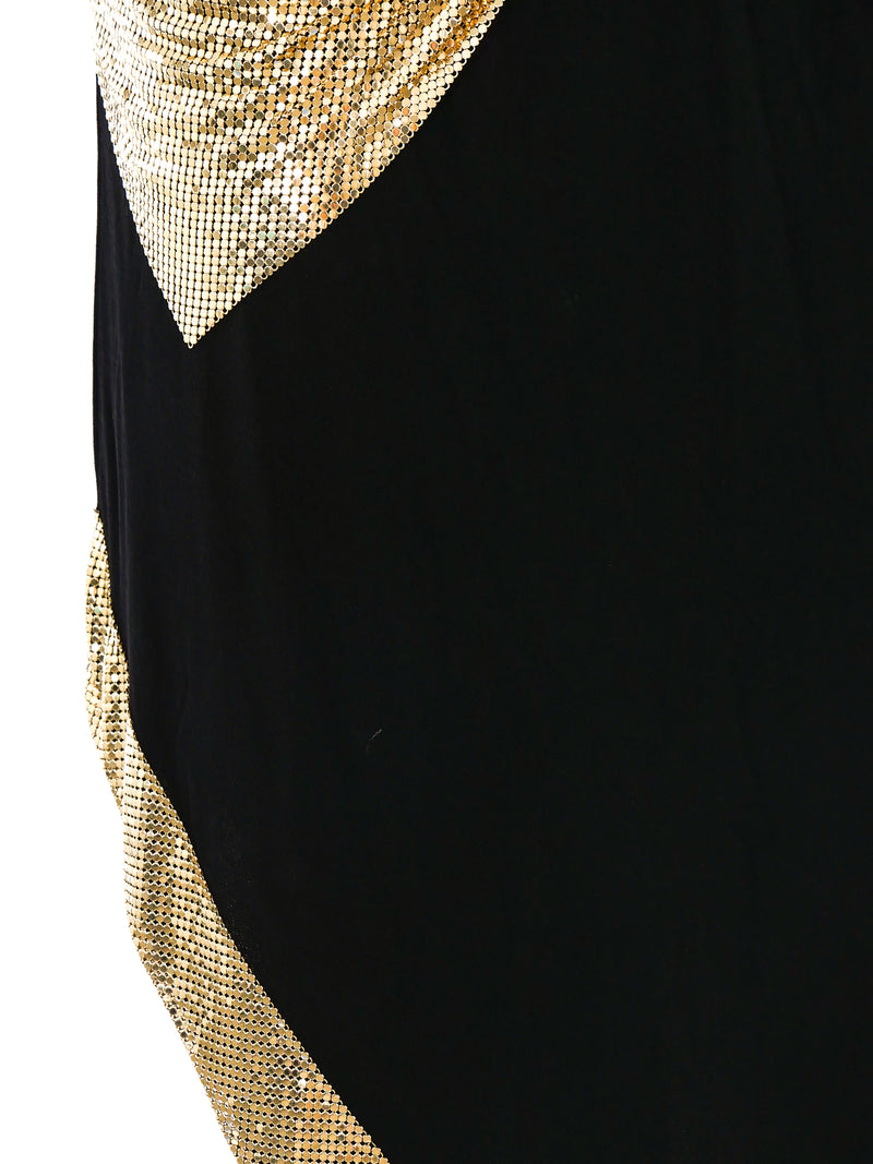 Metallic Gold Chainmail Ensemble Suit arcadeshops.com