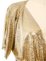 Metallic Gold Chainmail Ensemble Suit arcadeshops.com