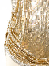 Ferrara Two Tone Metallic Chainmail Top Top arcadeshops.com