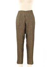 Metallic Herringbone Brocade Suit Suit arcadeshops.com