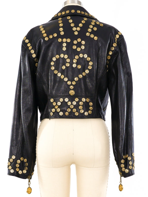 Moschino Live To Love Motorcycle Jacket Jacket arcadeshops.com