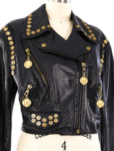 Moschino Live To Love Motorcycle Jacket Jacket arcadeshops.com