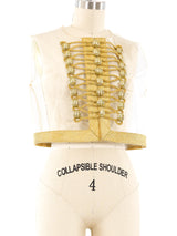 Paco Rabanne PVC Military Vest Jacket arcadeshops.com