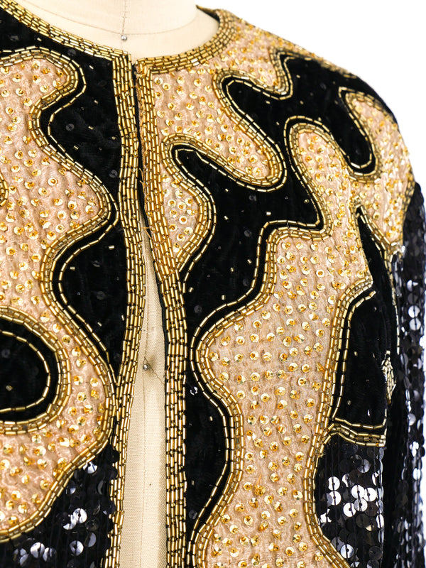 Judith Ann Quilted Sequin Jacket Jacket arcadeshops.com