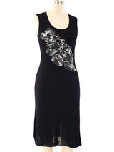 Thierry Mugler Rosette Applique Dress Dress arcadeshops.com
