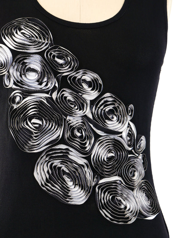 Thierry Mugler Rosette Applique Dress Dress arcadeshops.com