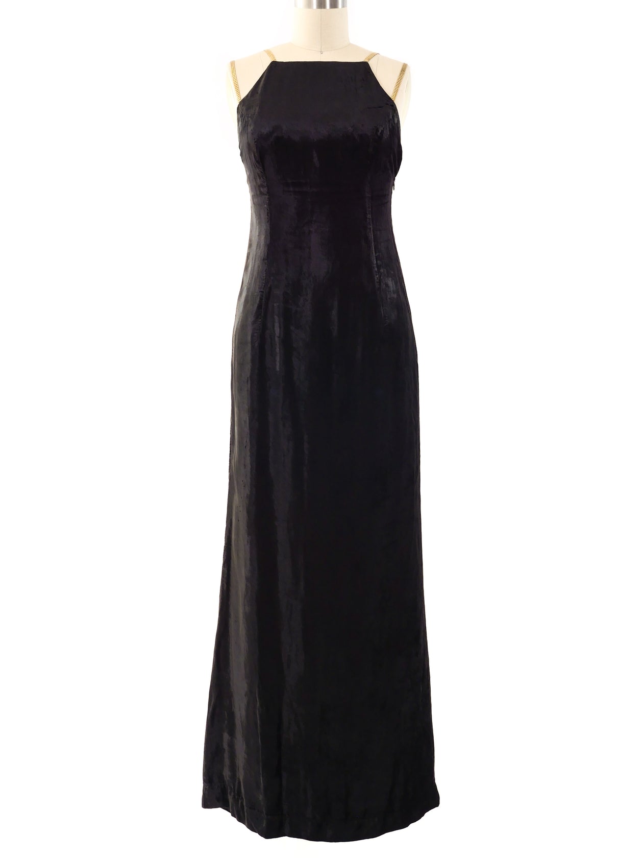 Gianni Versace Velvet and Chainmail Gown Gianni Versace Velvet and Chainmail Gown