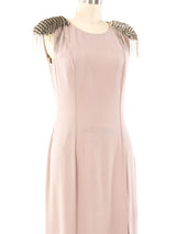 Thierry Mugler Armored Silk Gown Dress arcadeshops.com