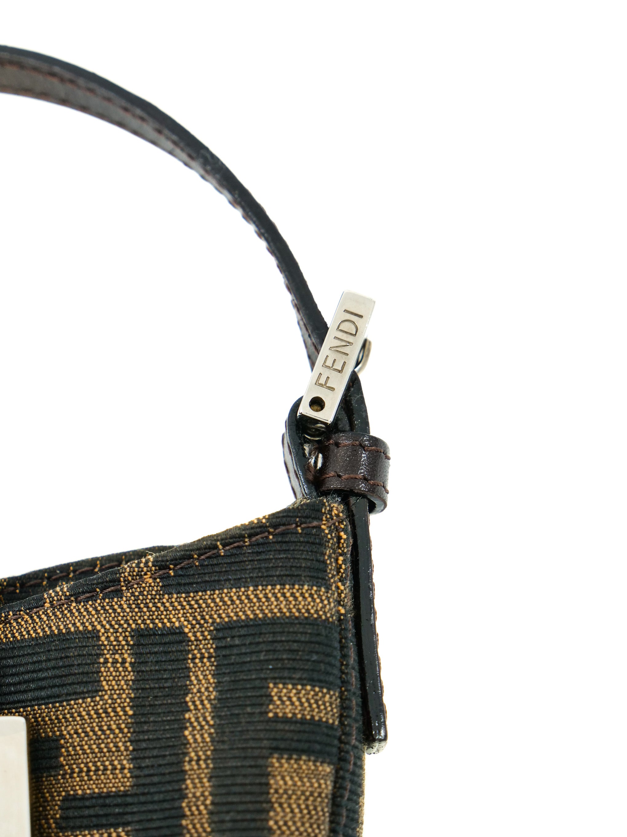 Fendi Zucca Print Micro Mini Croissant Bag