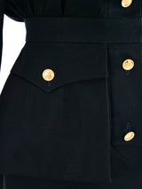 Chanel Pleated Wool Coat Dress Dress arcadeshops.com