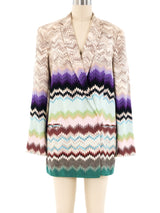 Missoni Chevron Knit Blazer Jacket arcadeshops.com