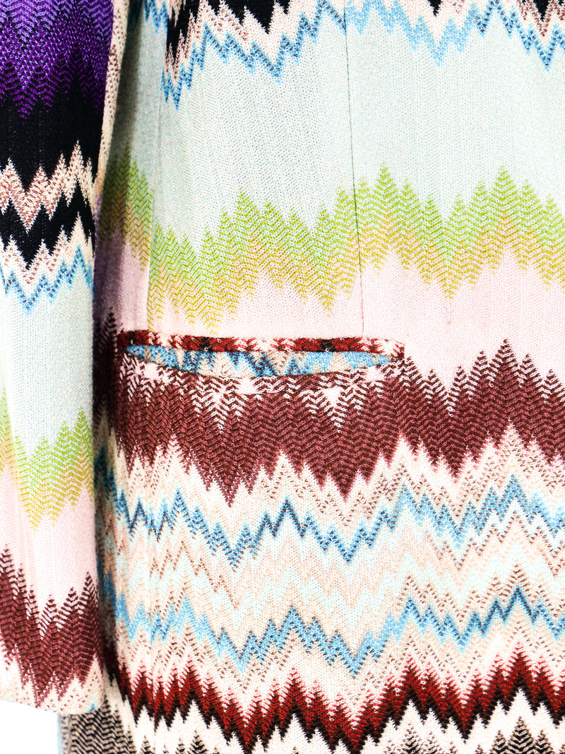 Missoni Chevron Knit Blazer Jacket arcadeshops.com