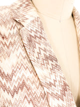 Missoni Chevron Knit Blazer Jacket arcadeshops.com