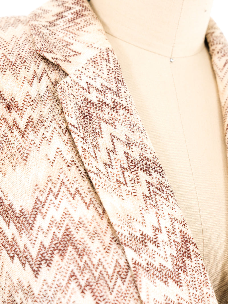 Missoni Chevron Knit Blazer Jacket arcadeshops.com