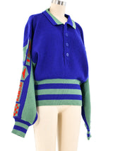 Kansai Striped Knit Sweater Top arcadeshops.com