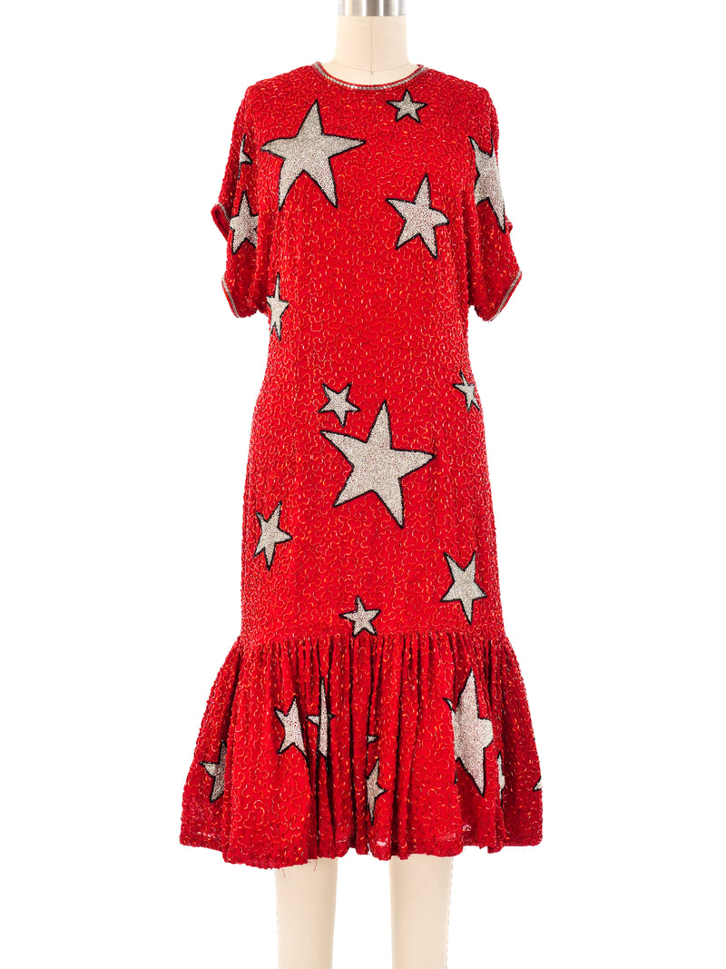 Star Beaded Dress Dress arcadeshops.com