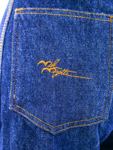 1970's Rolls Royce Embroidered Denim Bottom arcadeshops.com