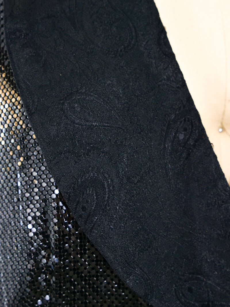 Whiting and Davis Black Chainmail Vest Top arcadeshops.com