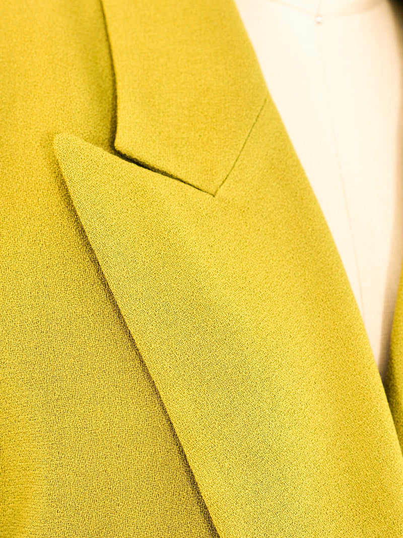 Oleg Cassini Chartreuse Pant Suit Suit arcadeshops.com