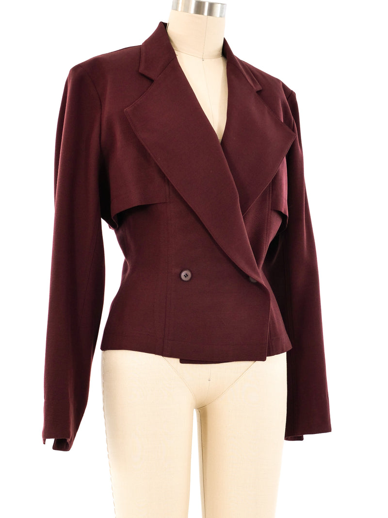 Alaia Wool Cropped Jacket Jacket arcadeshops.com