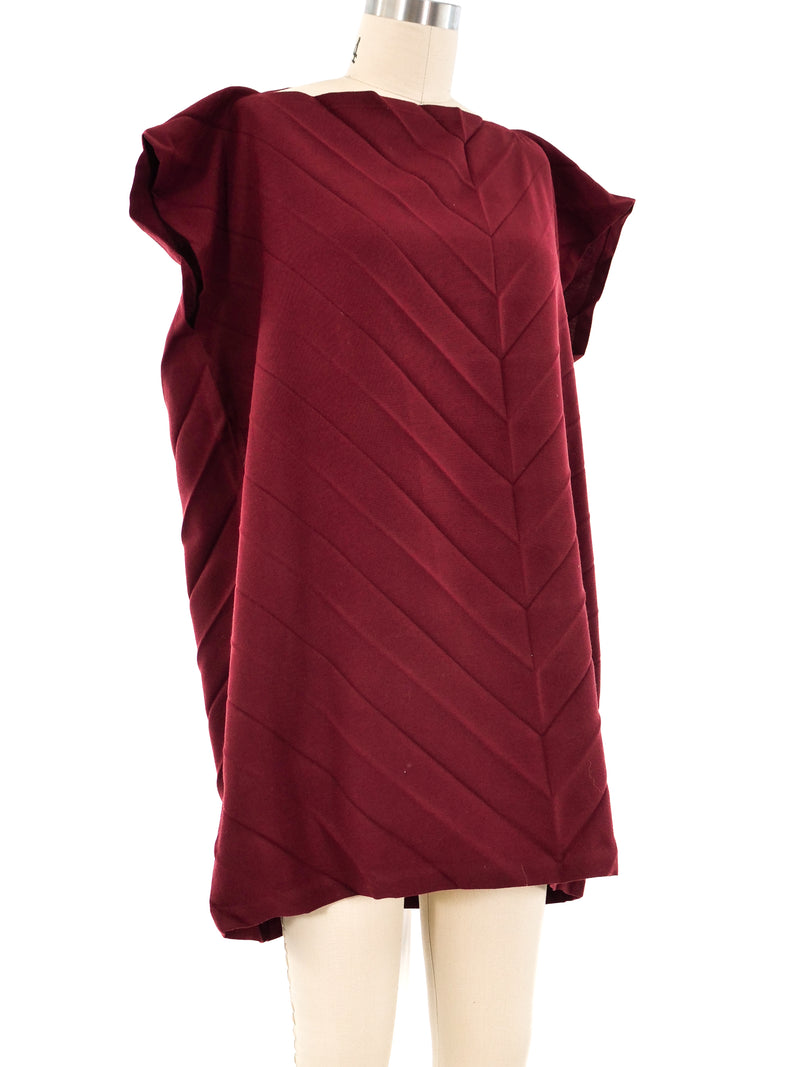 Issey Miyake Chevron Pleated Dress Dress arcadeshops.com