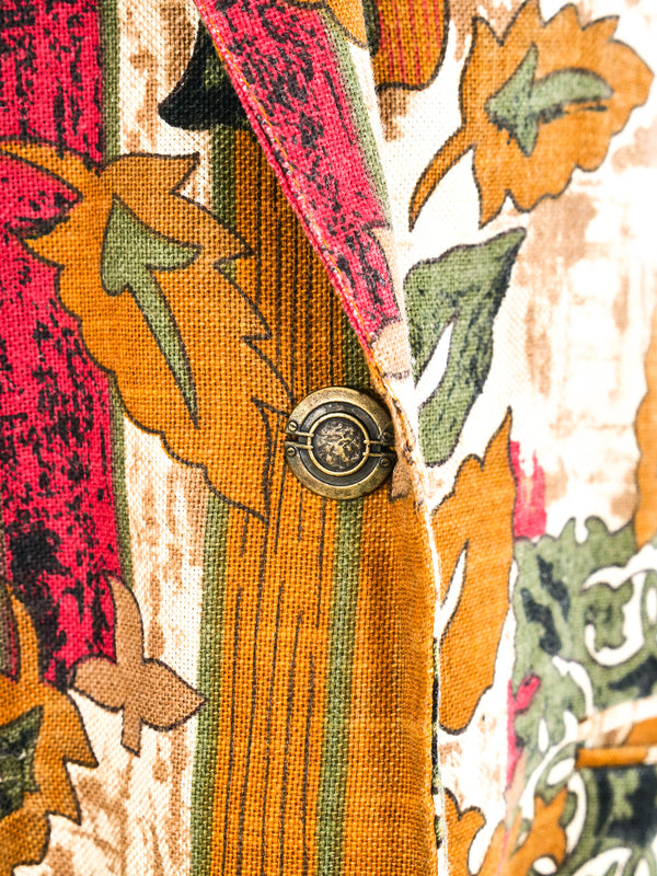 Autumnal Printed Blazer Jacket arcadeshops.com