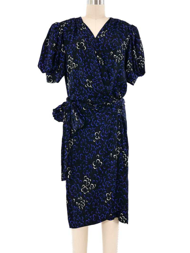 Yves Saint Laurent Floral Wrap Dress Dress arcadeshops.com