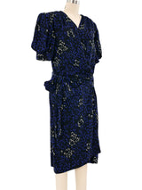 Yves Saint Laurent Floral Wrap Dress Dress arcadeshops.com