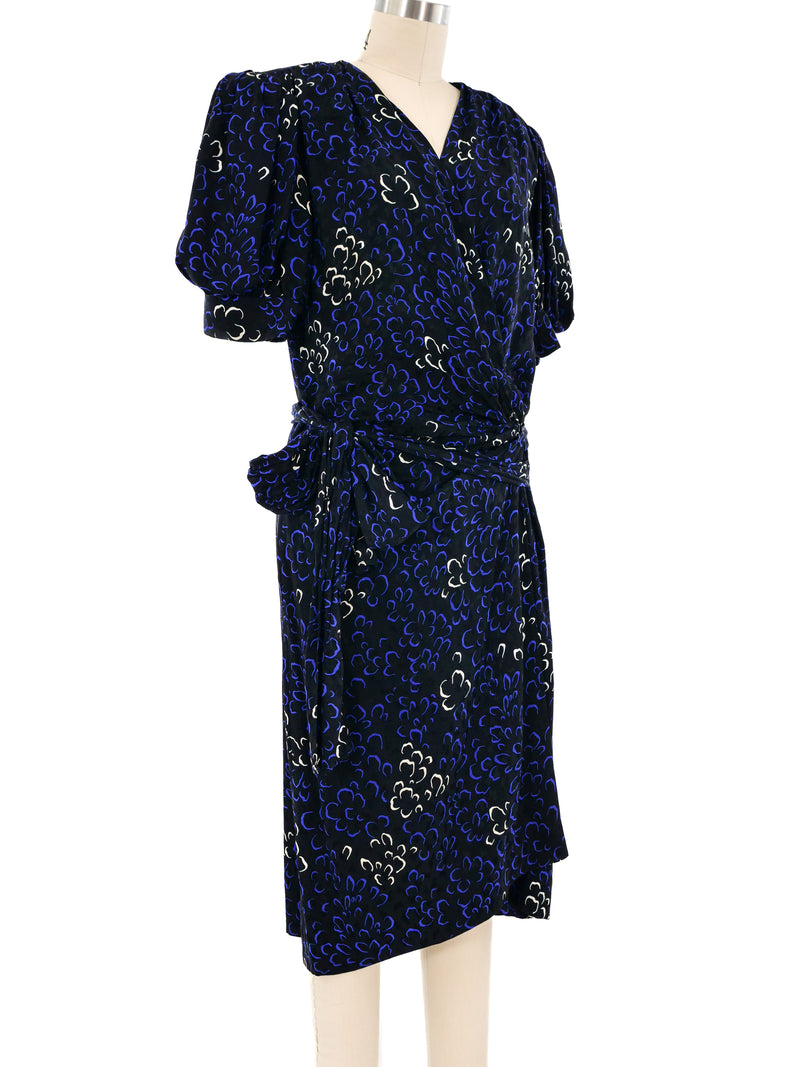 Yves Saint Laurent Floral Wrap Dress Dress arcadeshops.com