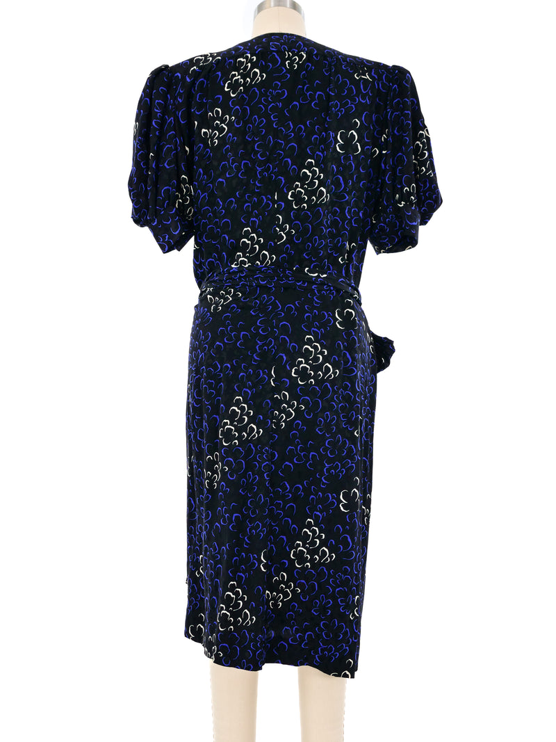 Yves Saint Laurent Floral Wrap Dress Dress arcadeshops.com
