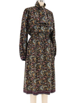 Givenchy Garden Motif Printed Silk Dress Dress arcadeshops.com