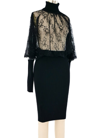 Jean Paul Gaultier Lace Sweater Dress