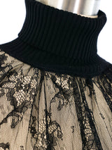 Jean Paul Gaultier Lace Sweater Dress Dress arcadeshops.com