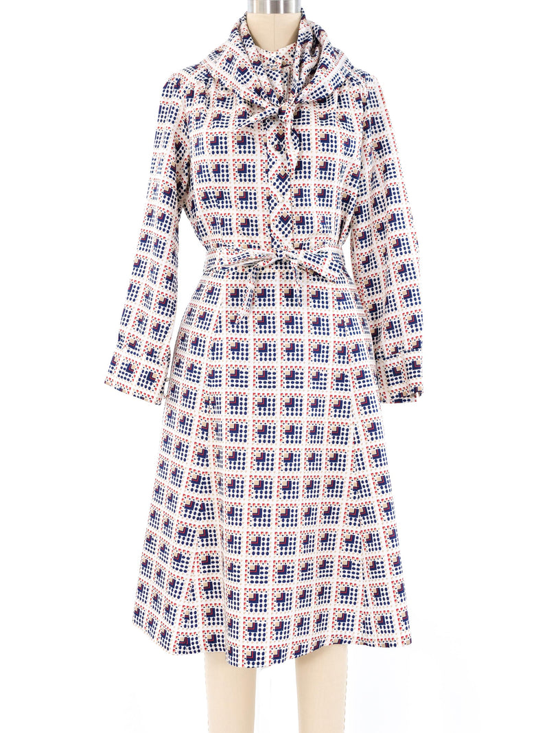 Lanvin Geometric Printed Skirt Ensemble Suit arcadeshops.com