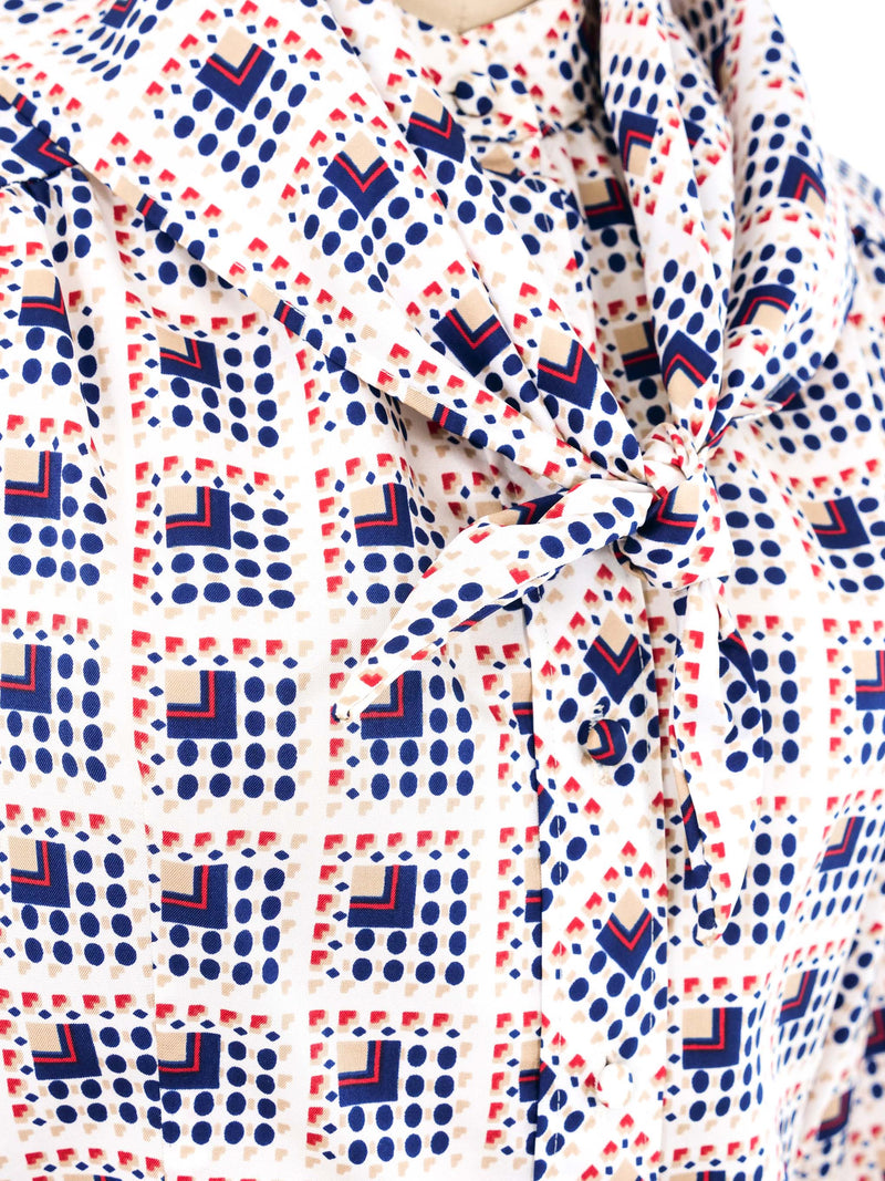 Lanvin Geometric Printed Skirt Ensemble Suit arcadeshops.com