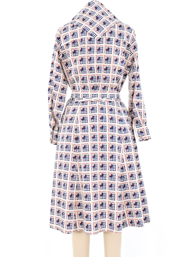 Lanvin Geometric Printed Skirt Ensemble Suit arcadeshops.com