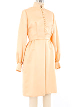 Geoffrey Beene Peach Satin Dress Dress arcadeshops.com