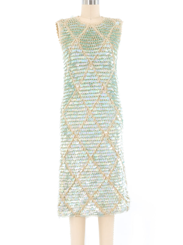 Paillette Knit Midi Dress Dress arcadeshops.com