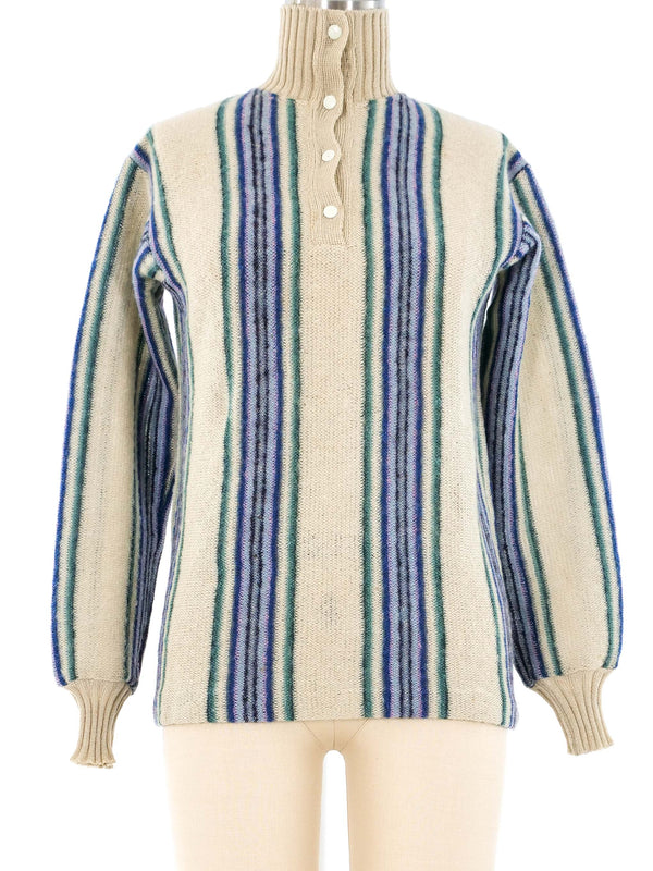 Missoni Striped Knit Sweater Top arcadeshops.com