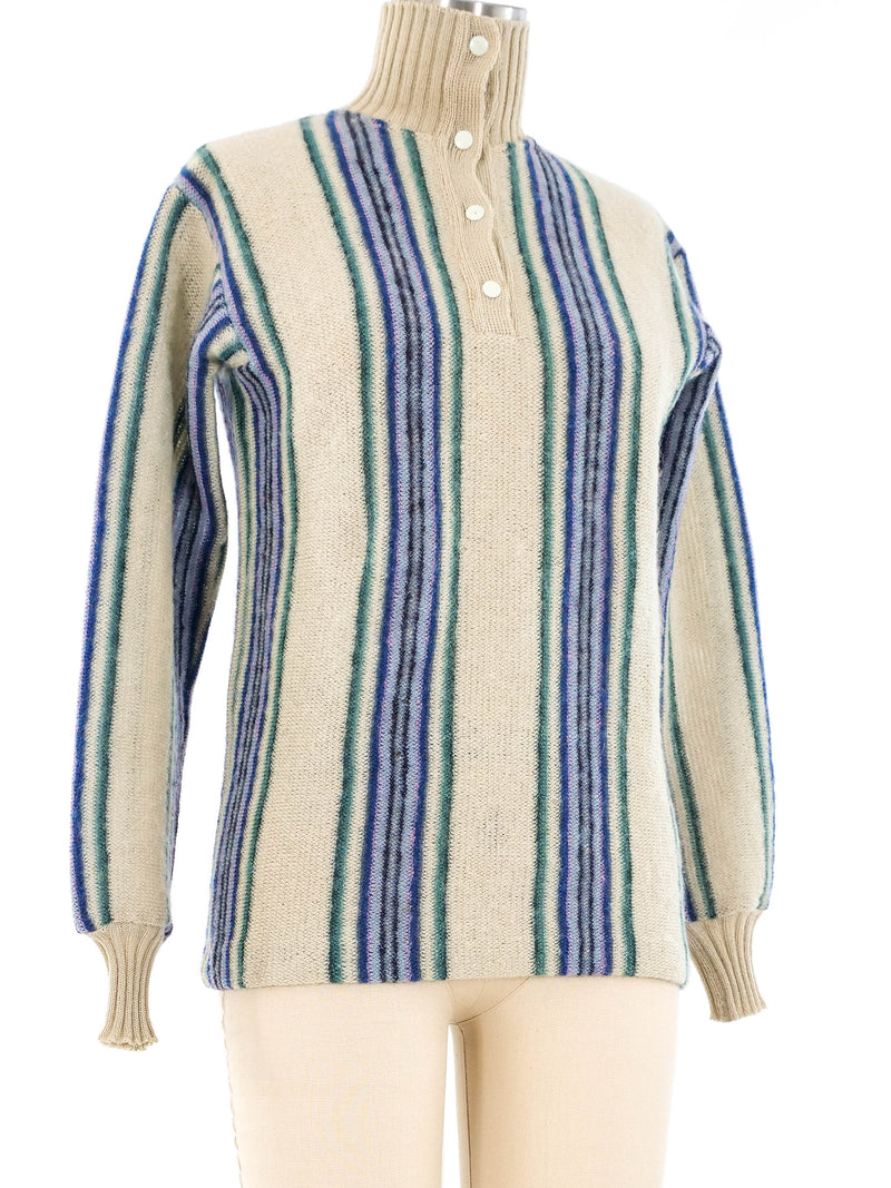 Missoni Striped Knit Sweater Top arcadeshops.com