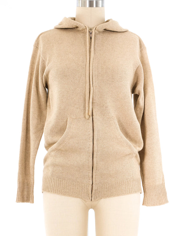 Halston Cashmere Hoodie Jacket arcadeshops.com