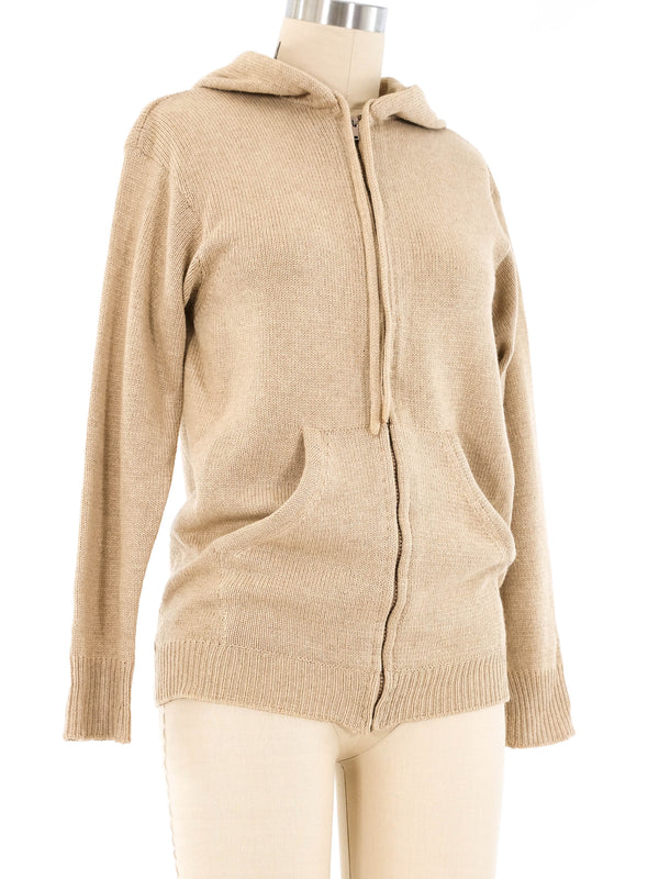 Halston Cashmere Hoodie Jacket arcadeshops.com