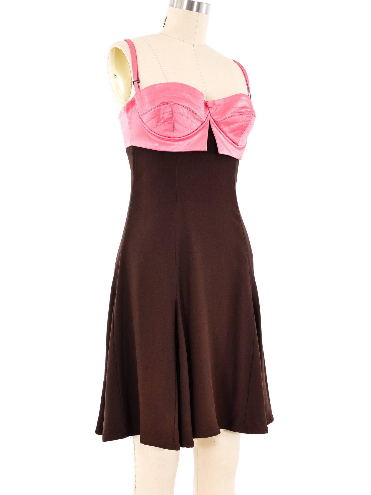 Christian Lacroix Colorblock Mini Dress
