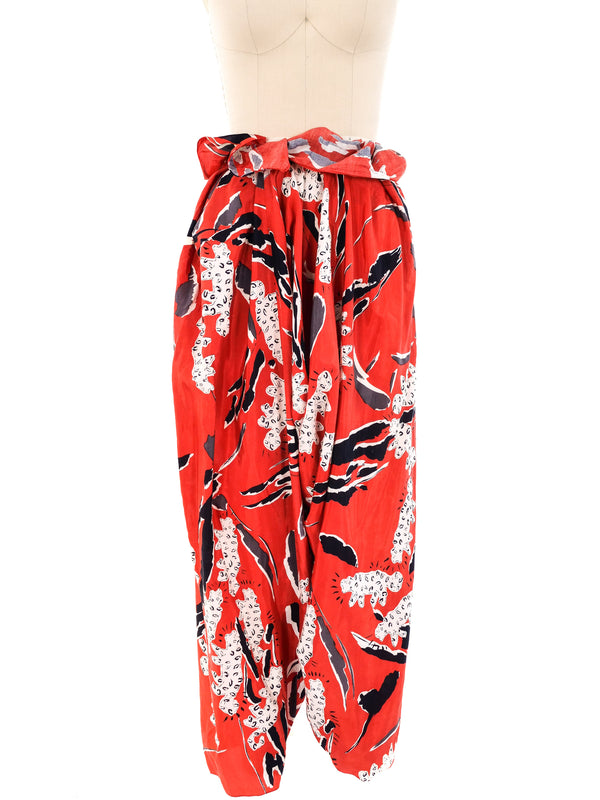 Issey Miyake Printed Fisherman Pants Bottom arcadeshops.com