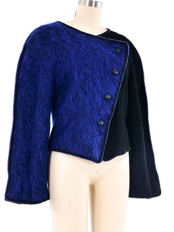 Jeanne Marc Colorblock Wool Jacket Jacket arcadeshops.com