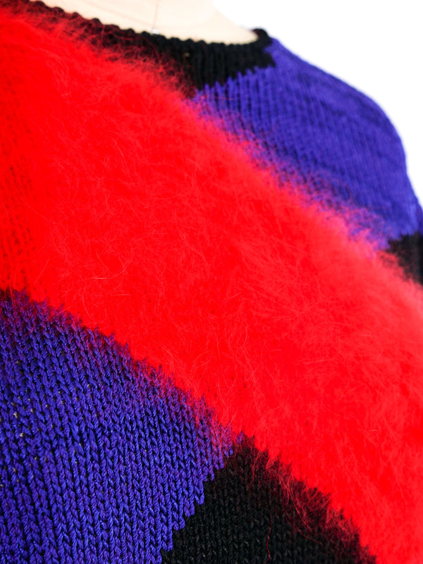 Angora and Silk Knit Sweater Top arcadeshops.com