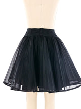 Christian Dior Accordion Pleated Mesh Skirt Bottom arcadeshops.com