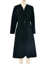 Pauline Trigere Black Evening Coat Jacket arcadeshops.com