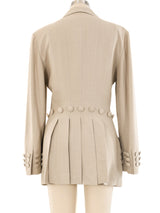 Moschino Button Trimmed Blazer Jacket arcadeshops.com