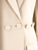 Moschino Button Trimmed Blazer Jacket arcadeshops.com